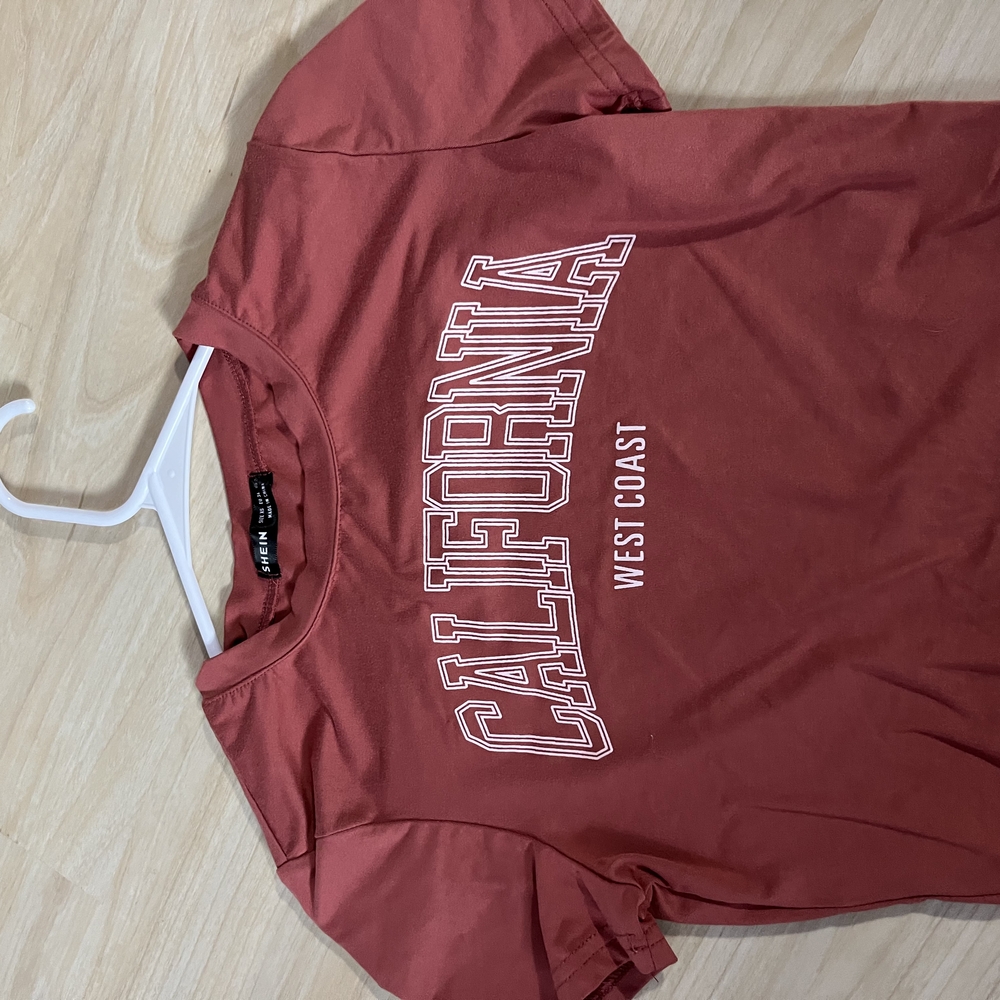 SHEIN Rust Graphic Tee